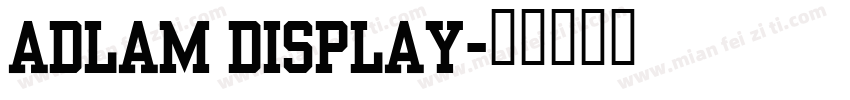 ADLaM Display字体转换